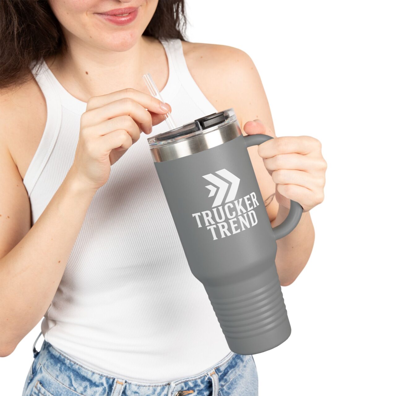 Trucker Trend 40oz Insulated Travel Mug - Image 15