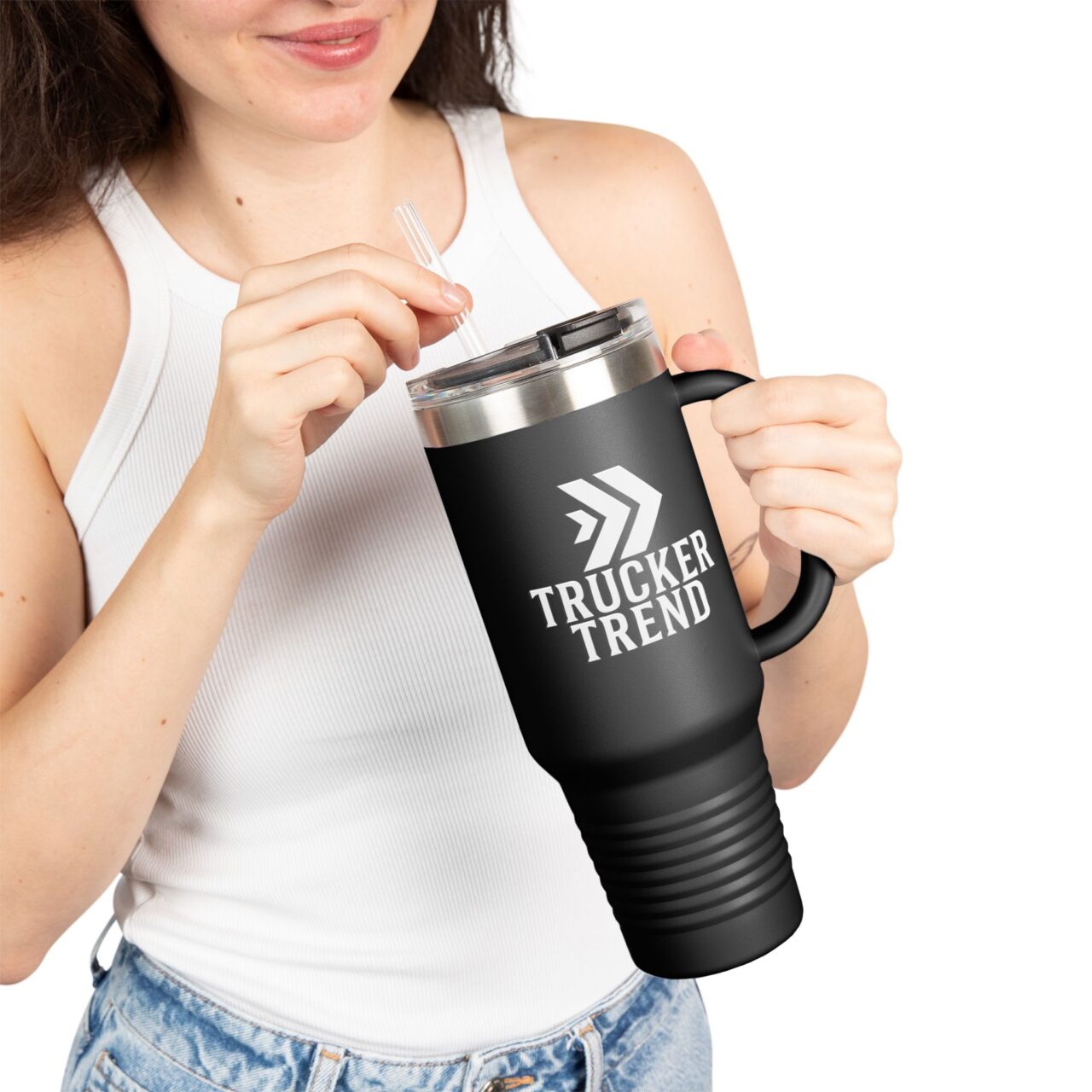 Trucker Trend 40oz Insulated Travel Mug - Image 10